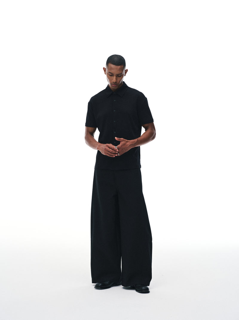 Pantalones anchos de línea