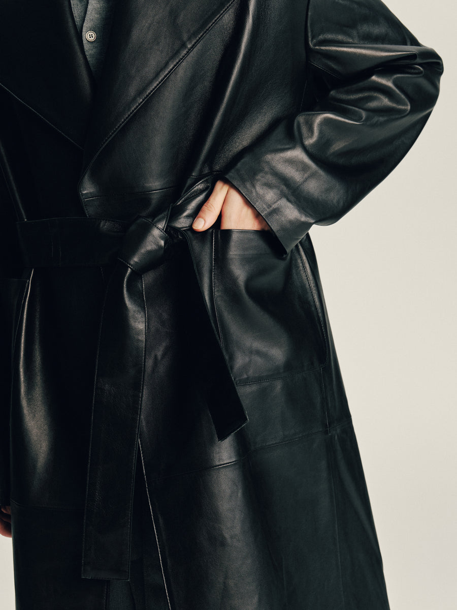 ‘Left Open’ Coat detail