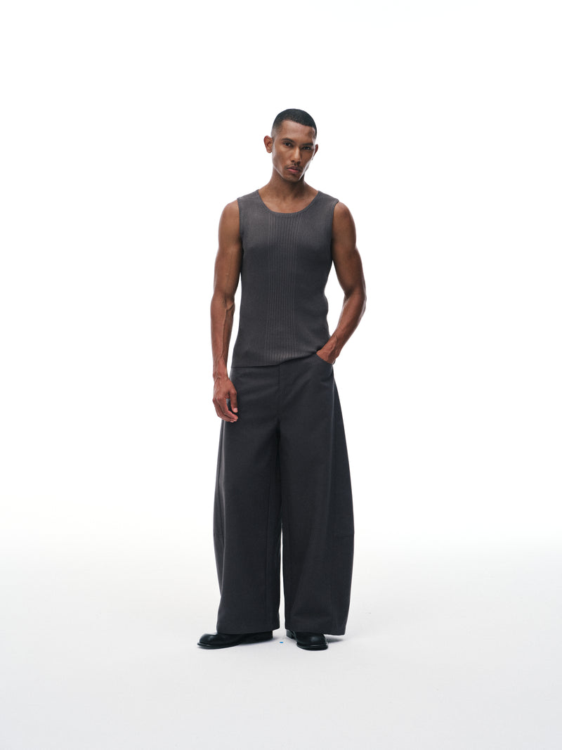 Pantalones anchos de línea