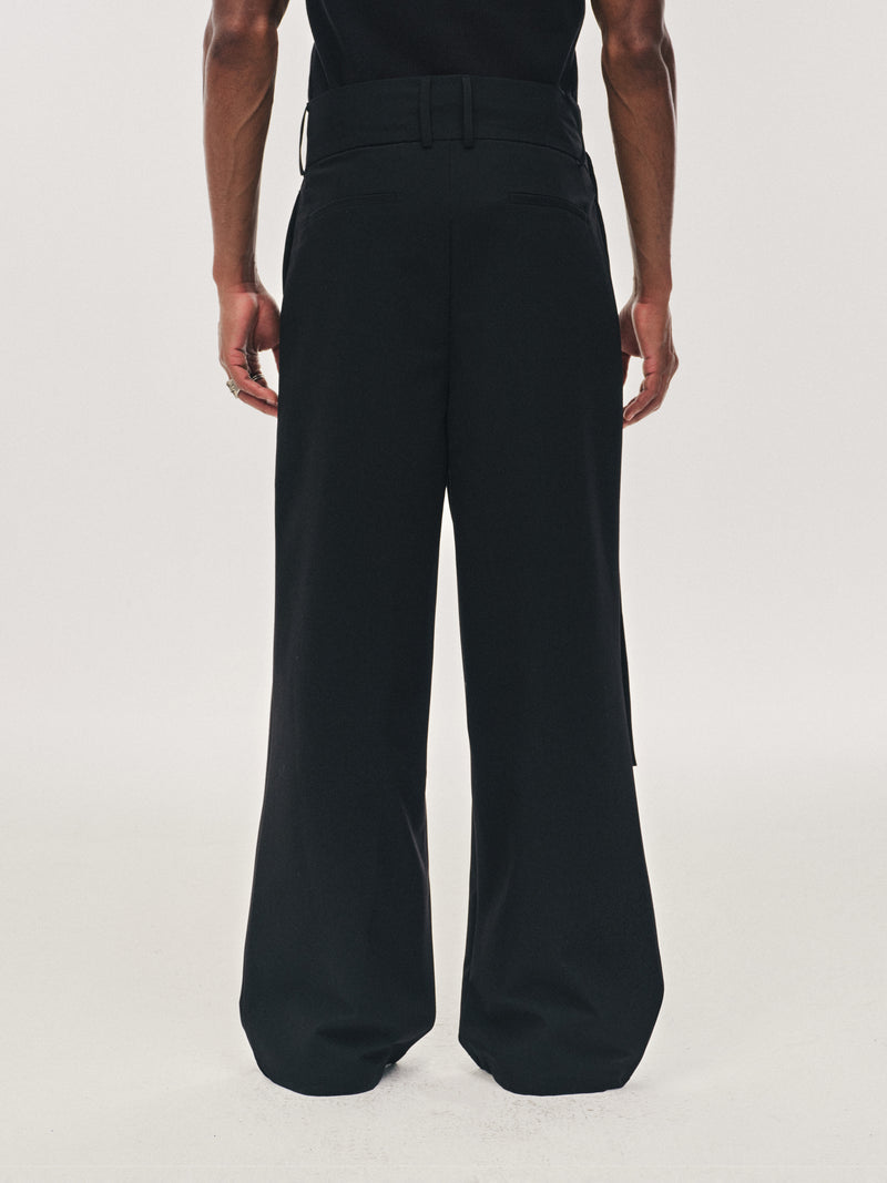 Pantalones drapeados