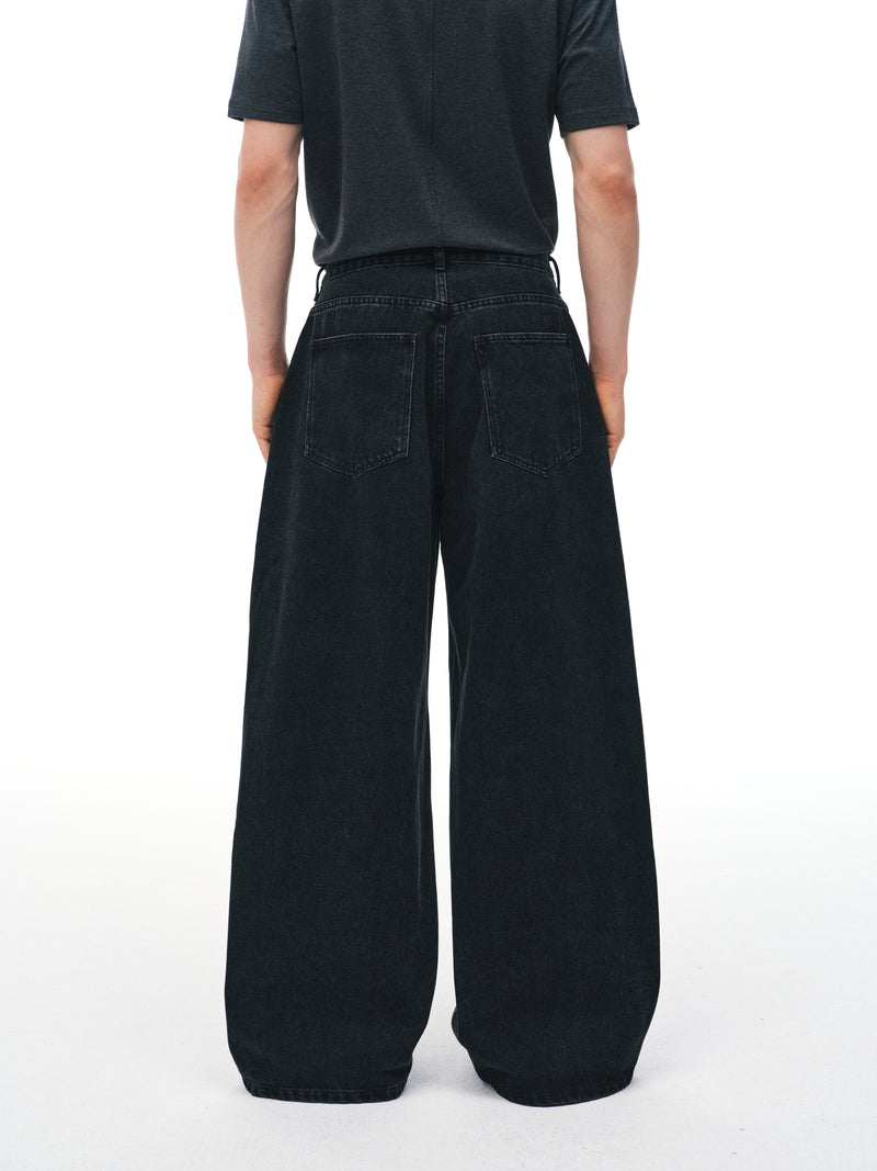 Pantalones Vaqueros de Mezclilla Columna 02