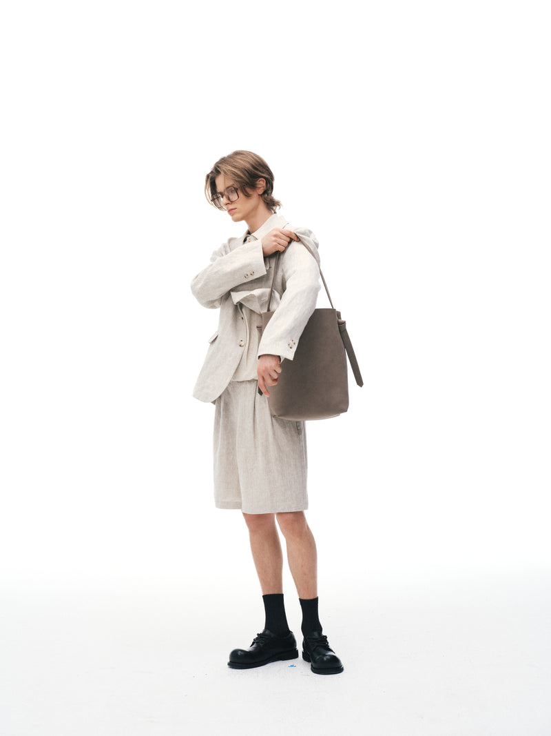 'After Hours' Pantalones cortos de lino