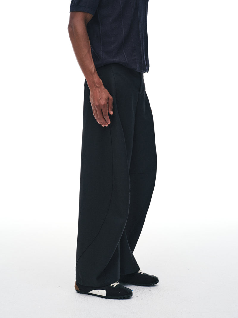 Pantalones de paneles plegados