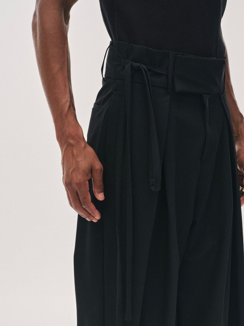 Pantalones drapeados