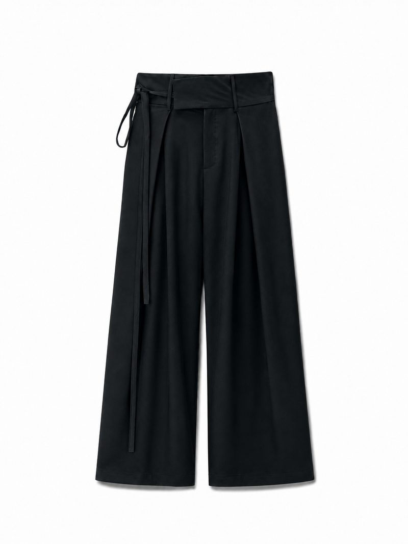 Pantalones drapeados