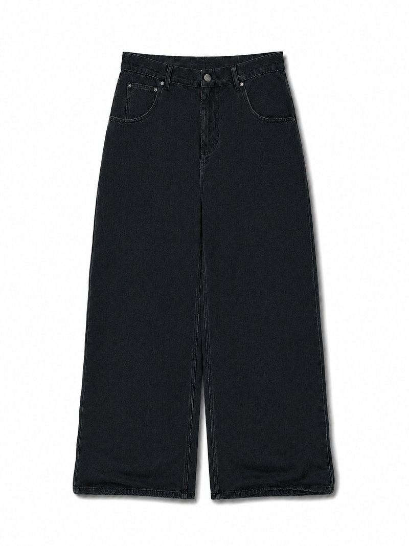 Pantalones Vaqueros de Mezclilla Columna 02
