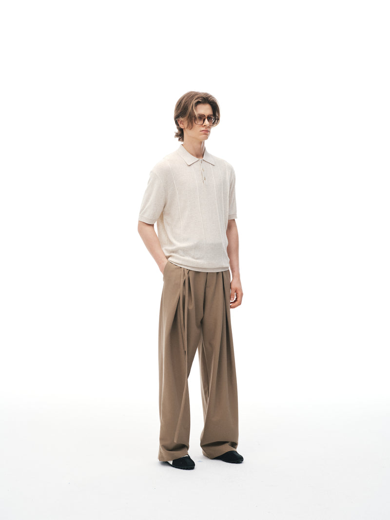 Pantalones drapeados
