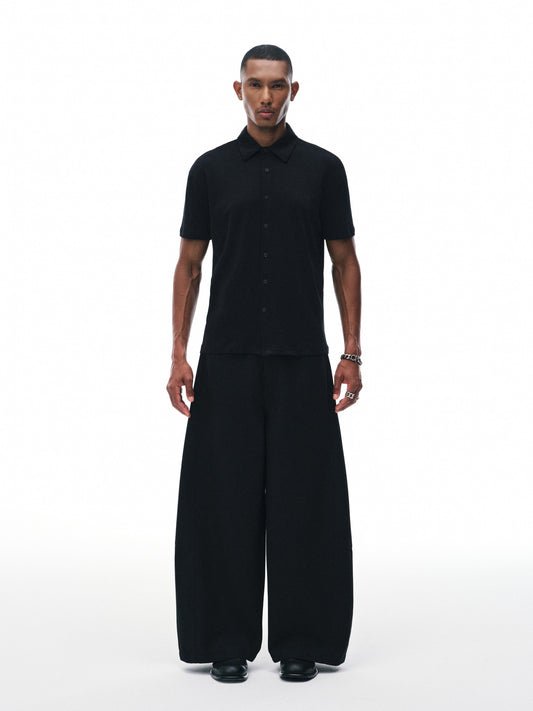 Pantalones anchos de línea