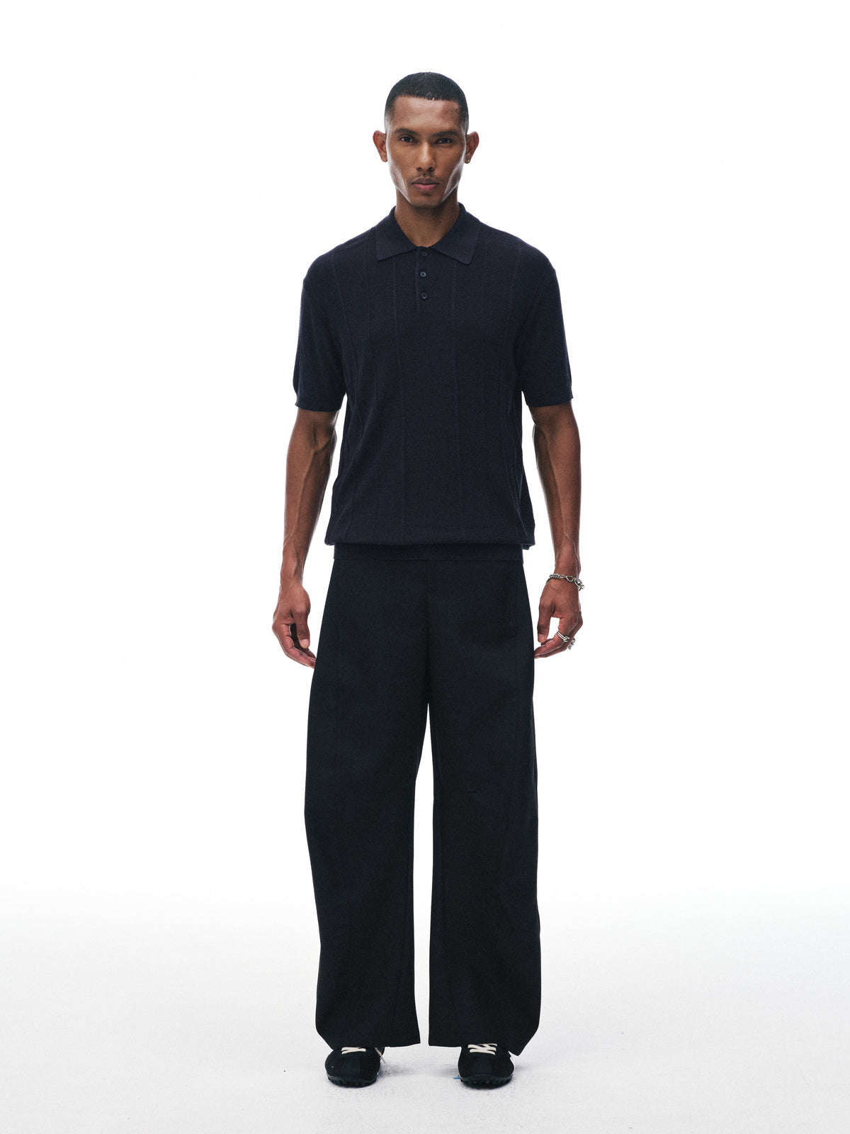 Folded Panel Trousers