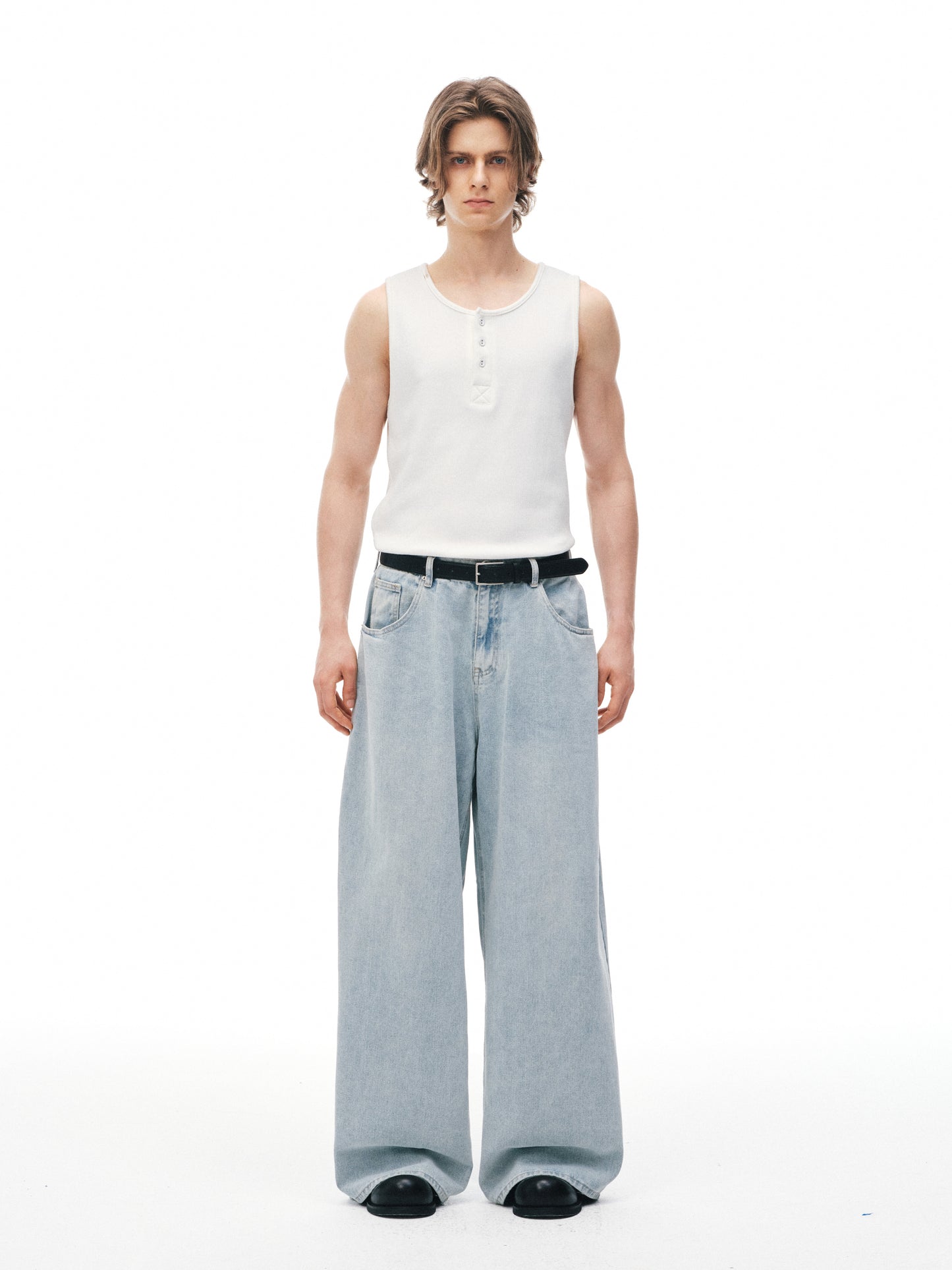 Jeans a Colonna in Denim 01