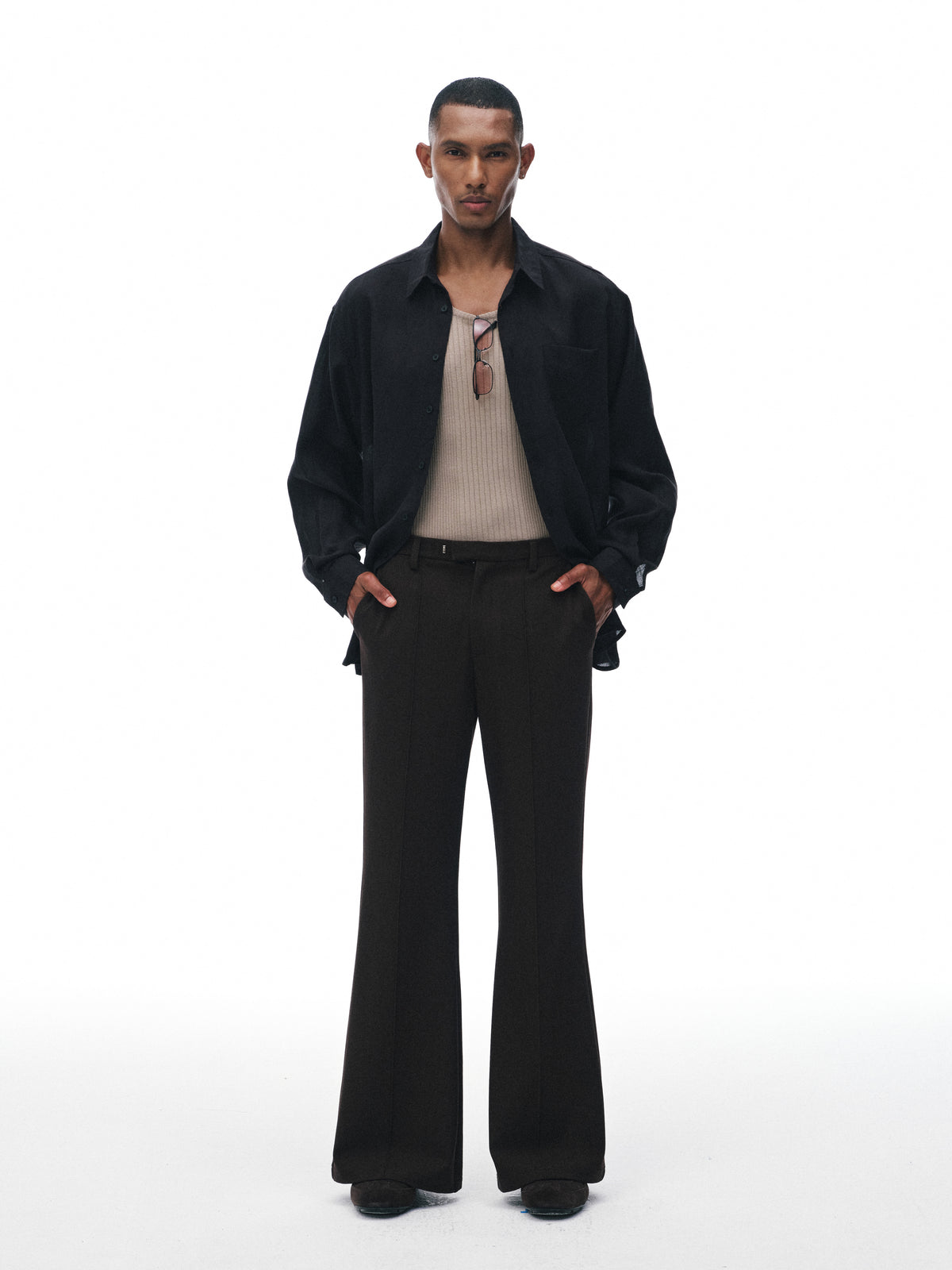Soft Flare Trousers