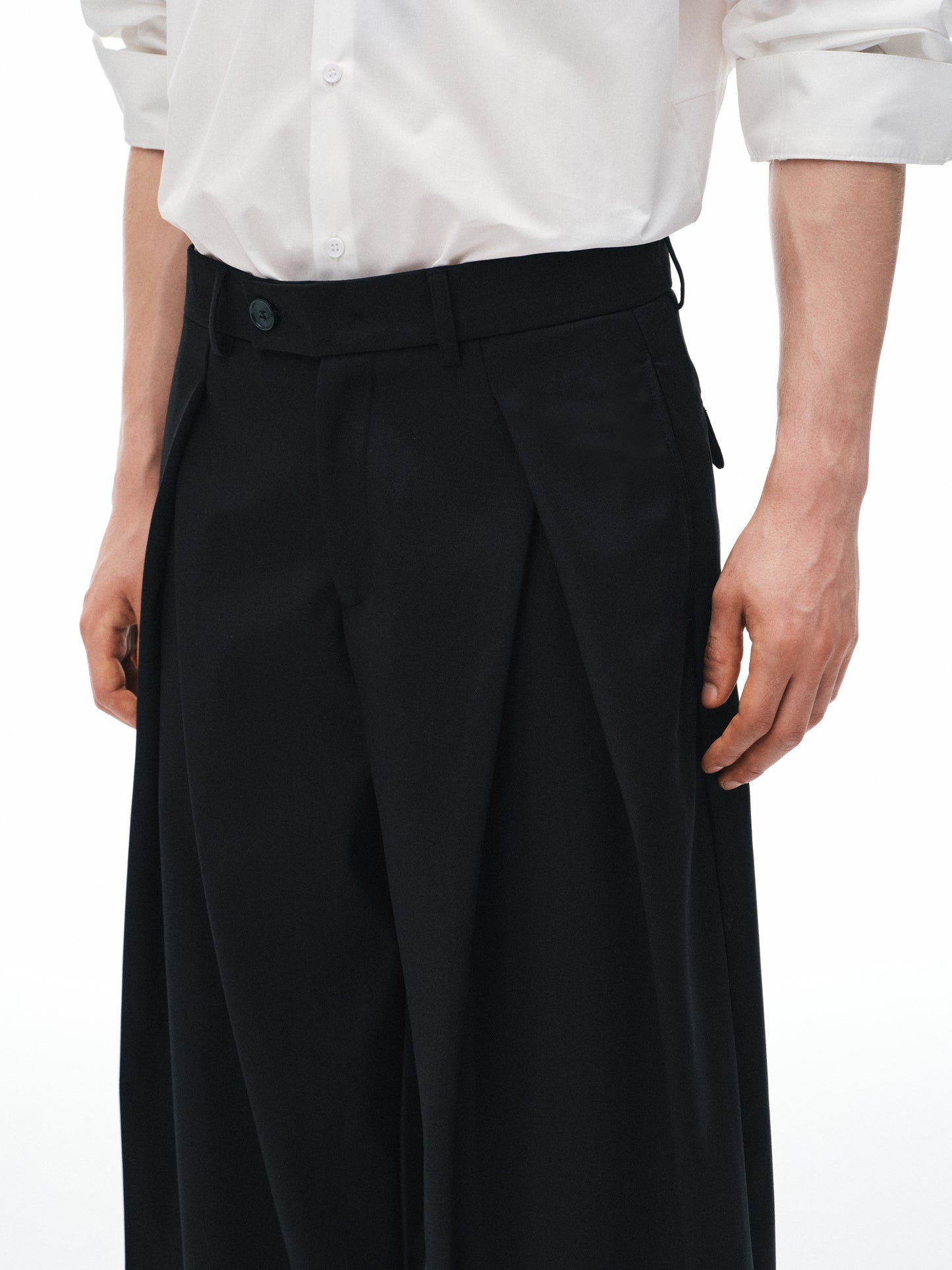 Column Pleat Trousers