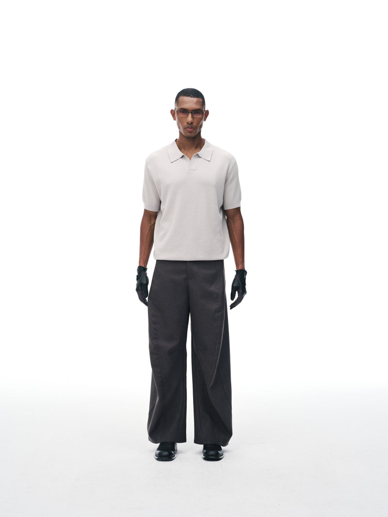 Folded Panel Trousers
