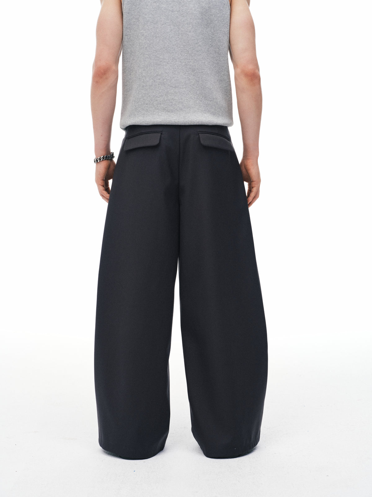 Column Pleat Trousers