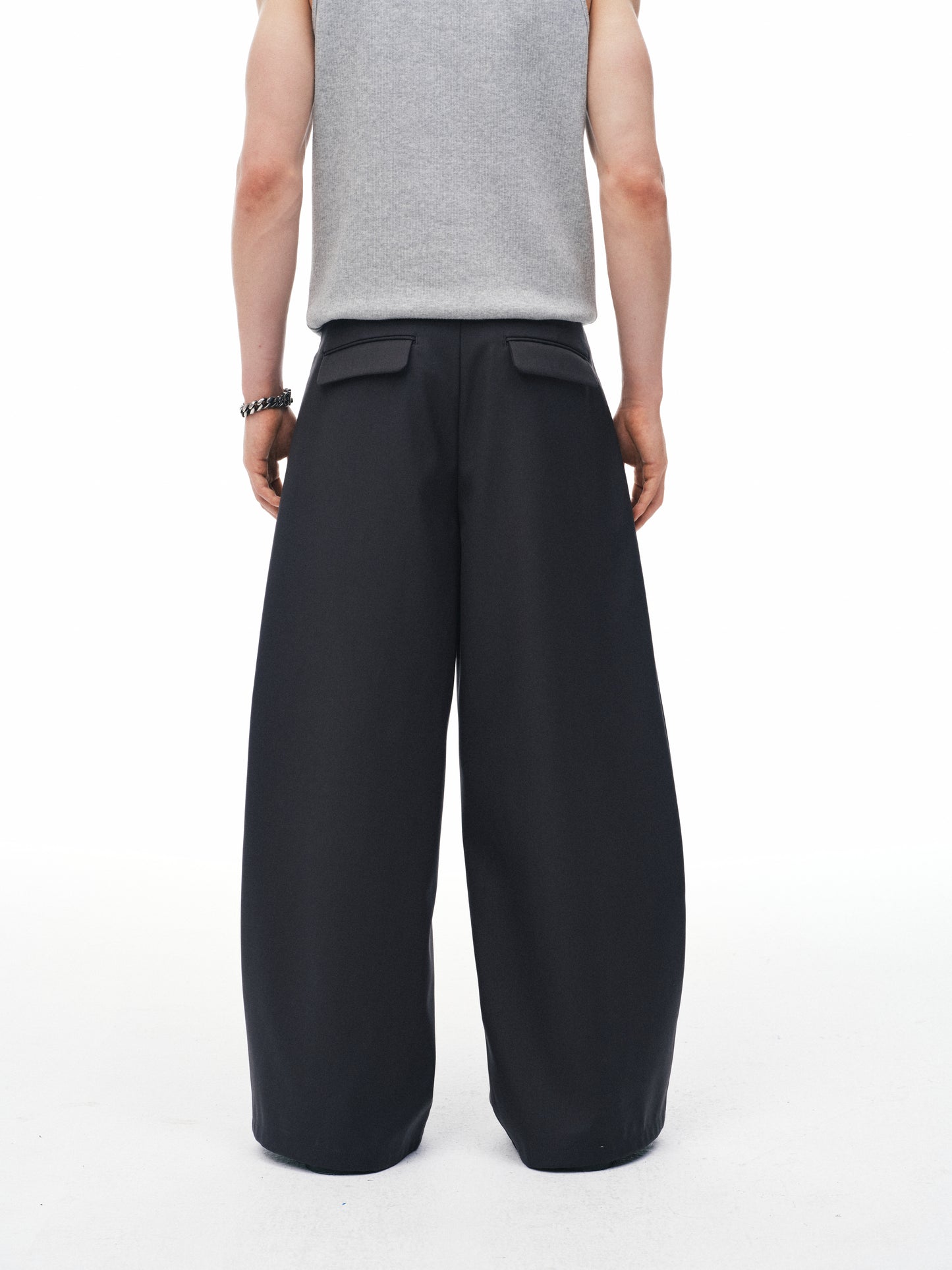 Column Pleat Trousers