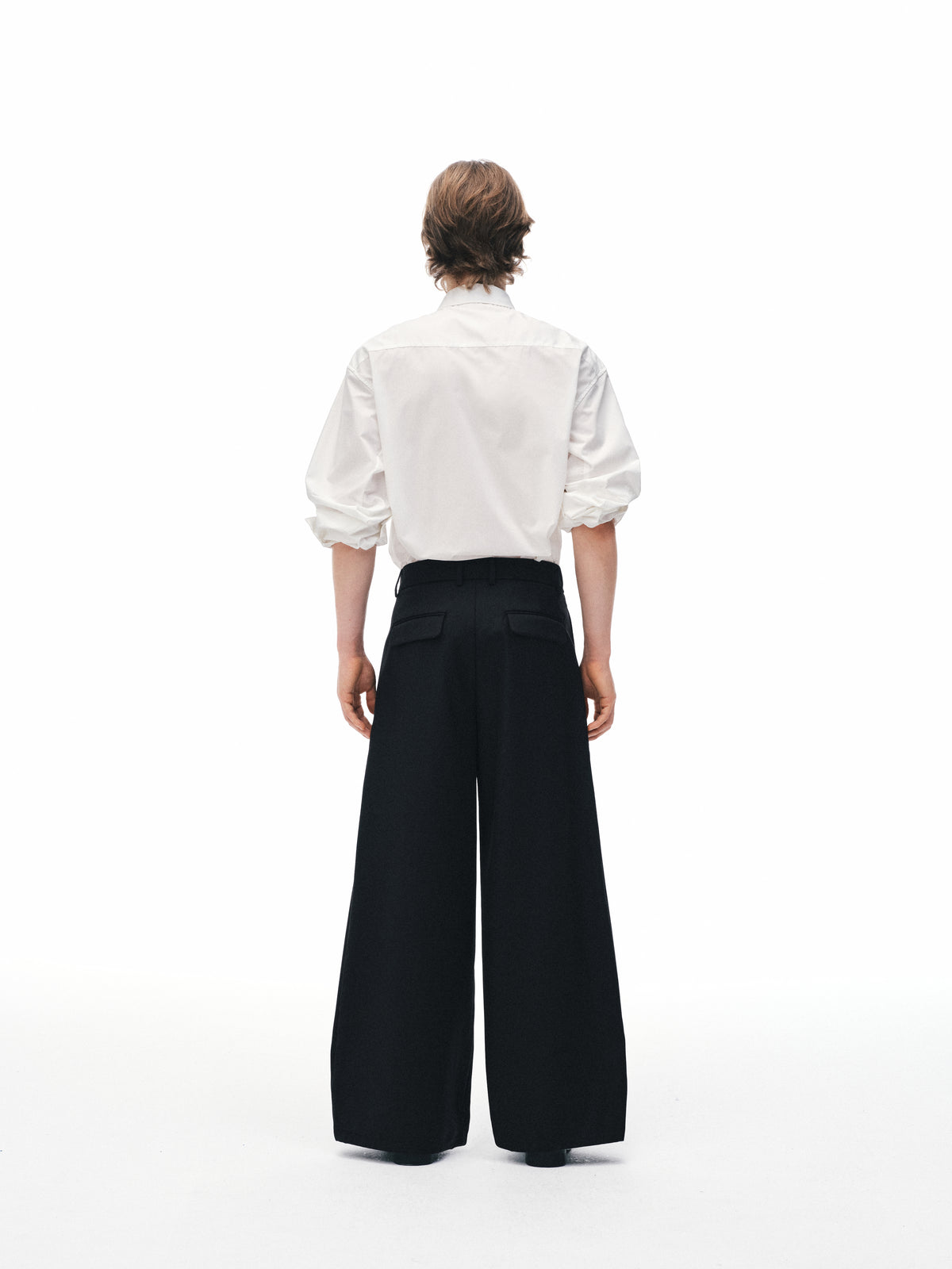 Column Pleat Trousers