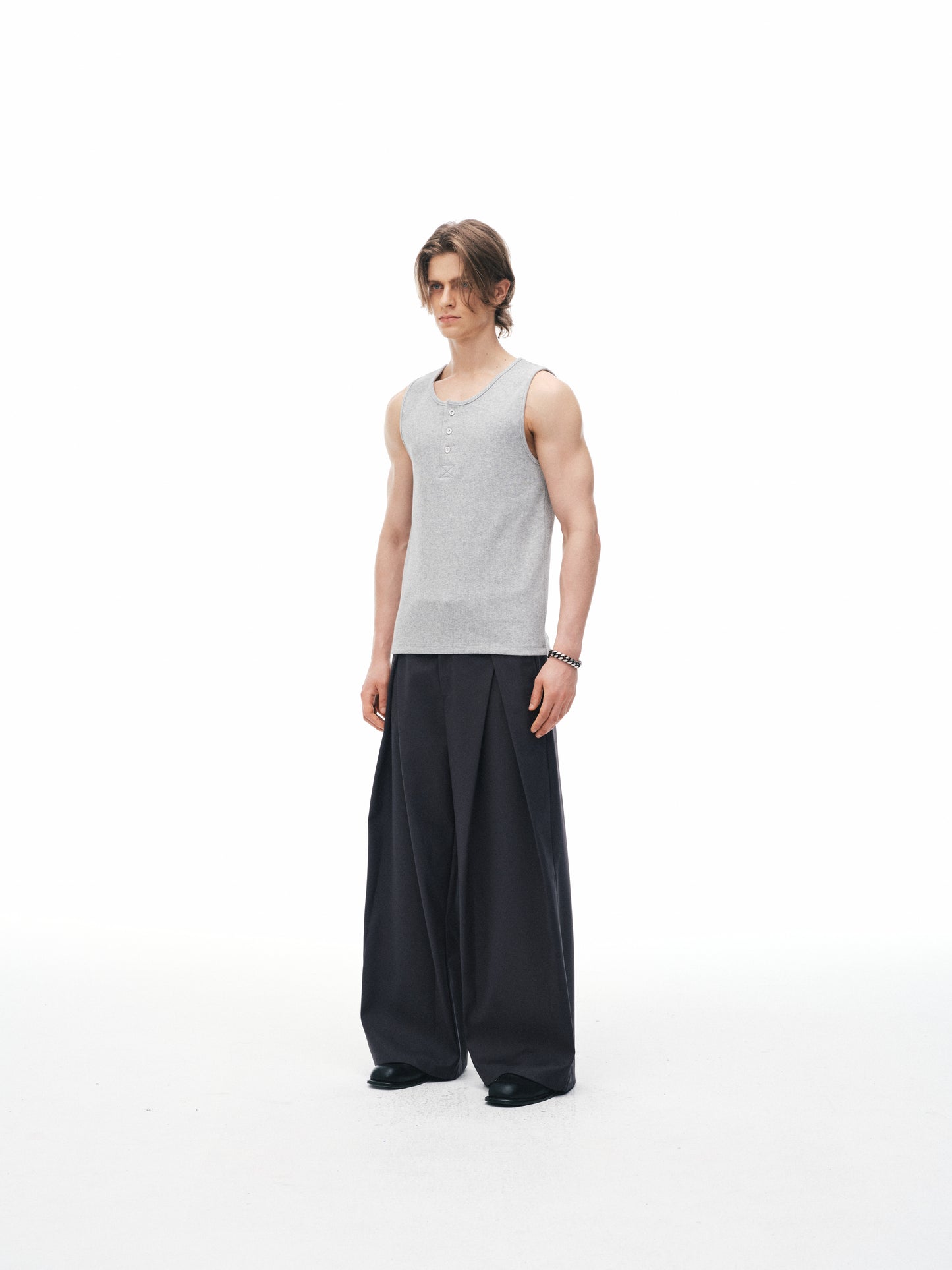 Column Pleat Trousers