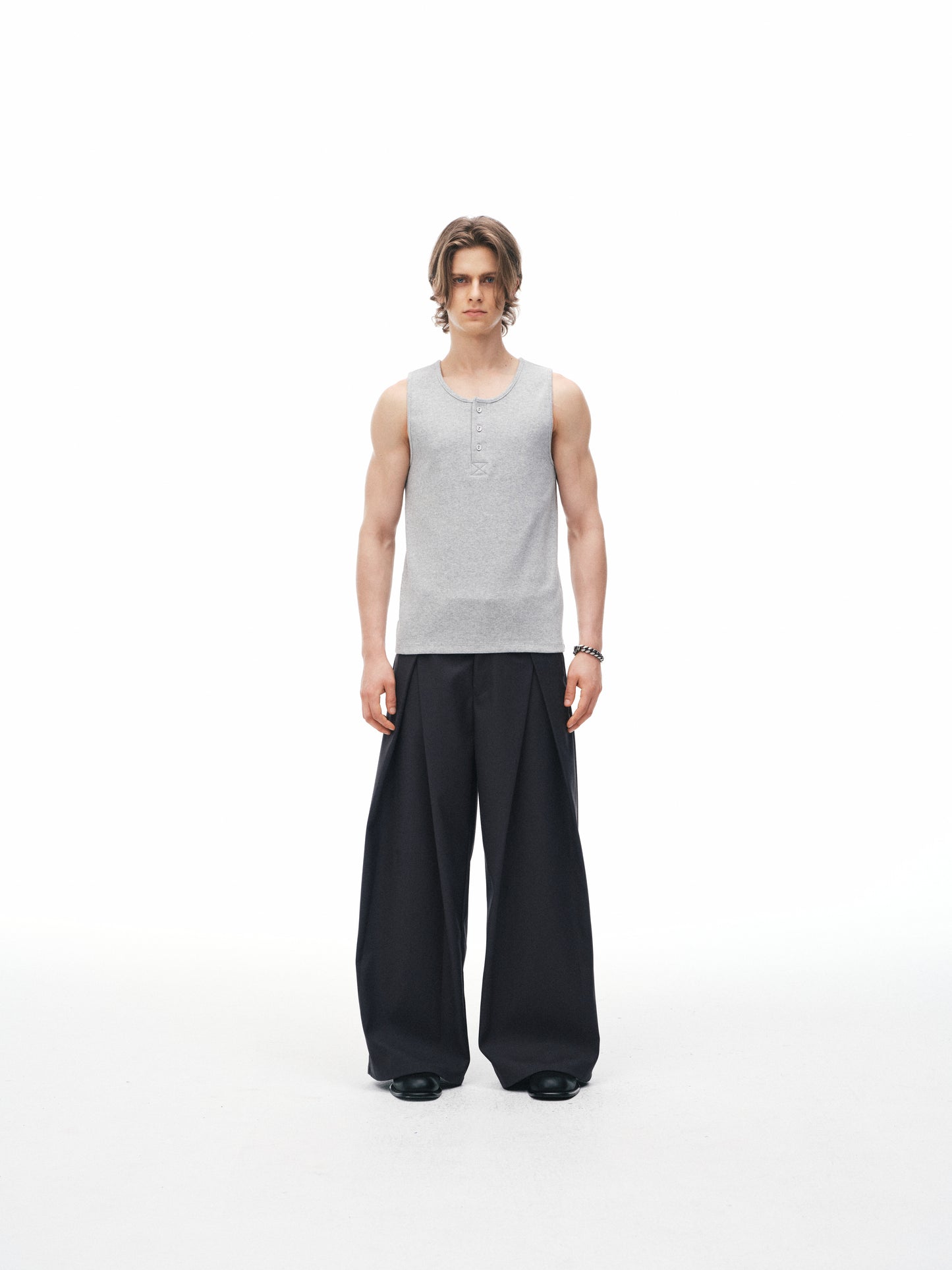 Column Pleat Trousers