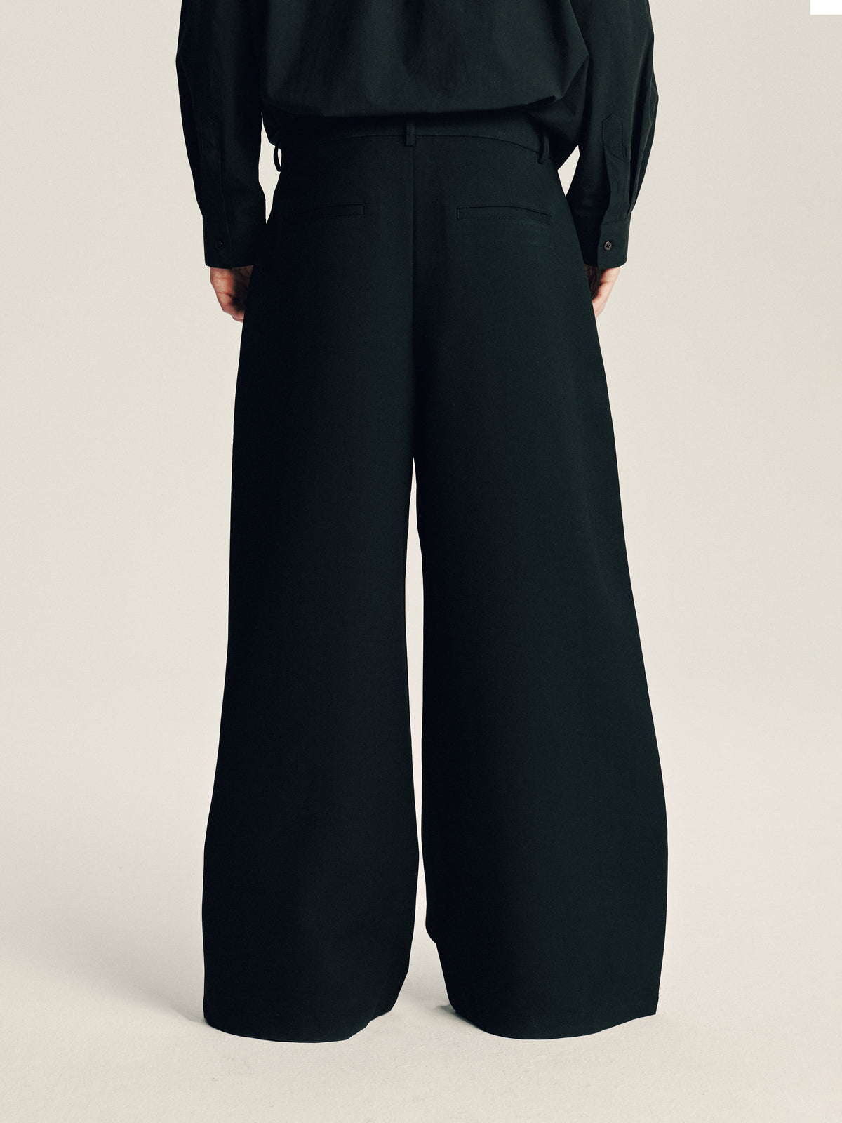 Wide Pleat Trousers
