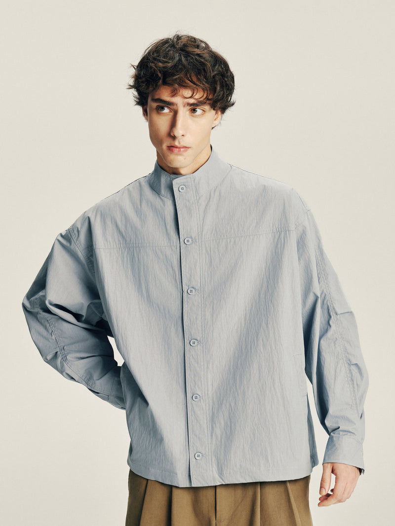Stand Collar Overshirt