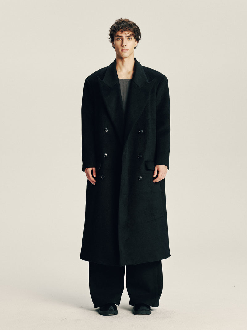 'Delayed' Wool Coat