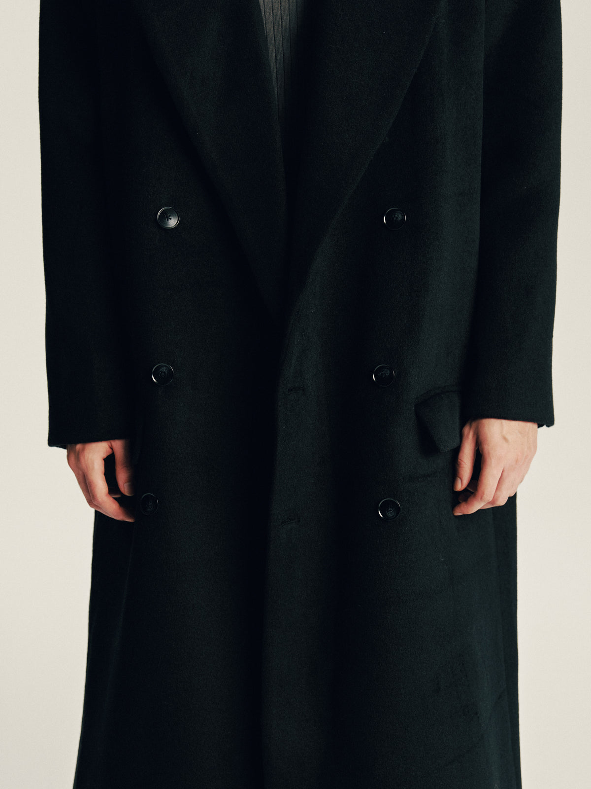 'Delayed' Wool Coat