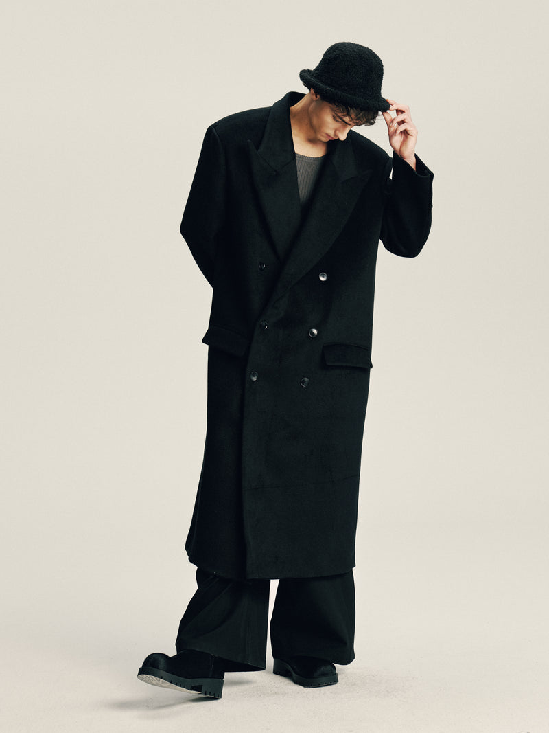 'Delayed' Wool Coat