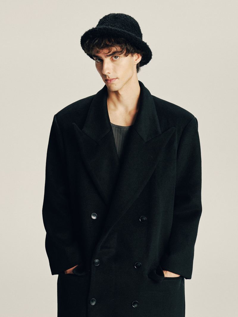 'Delayed' Wool Coat