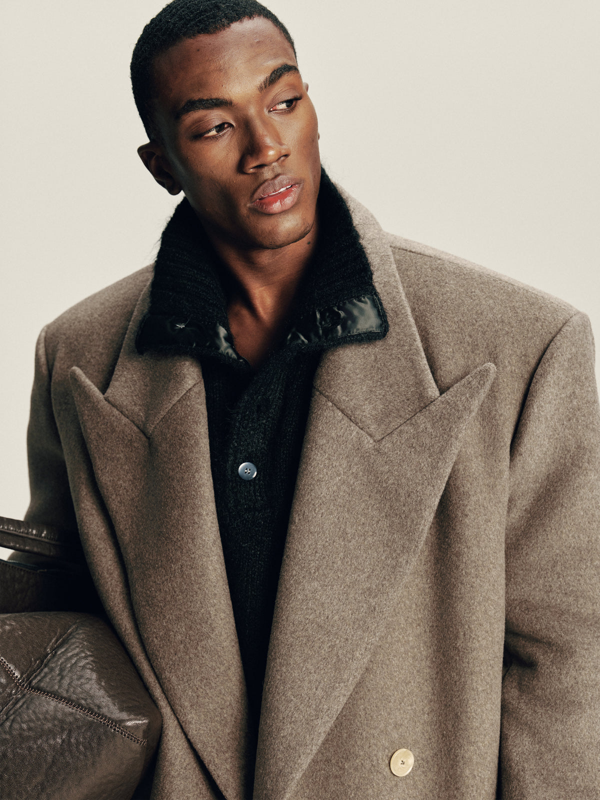 'Delayed' Wool Coat