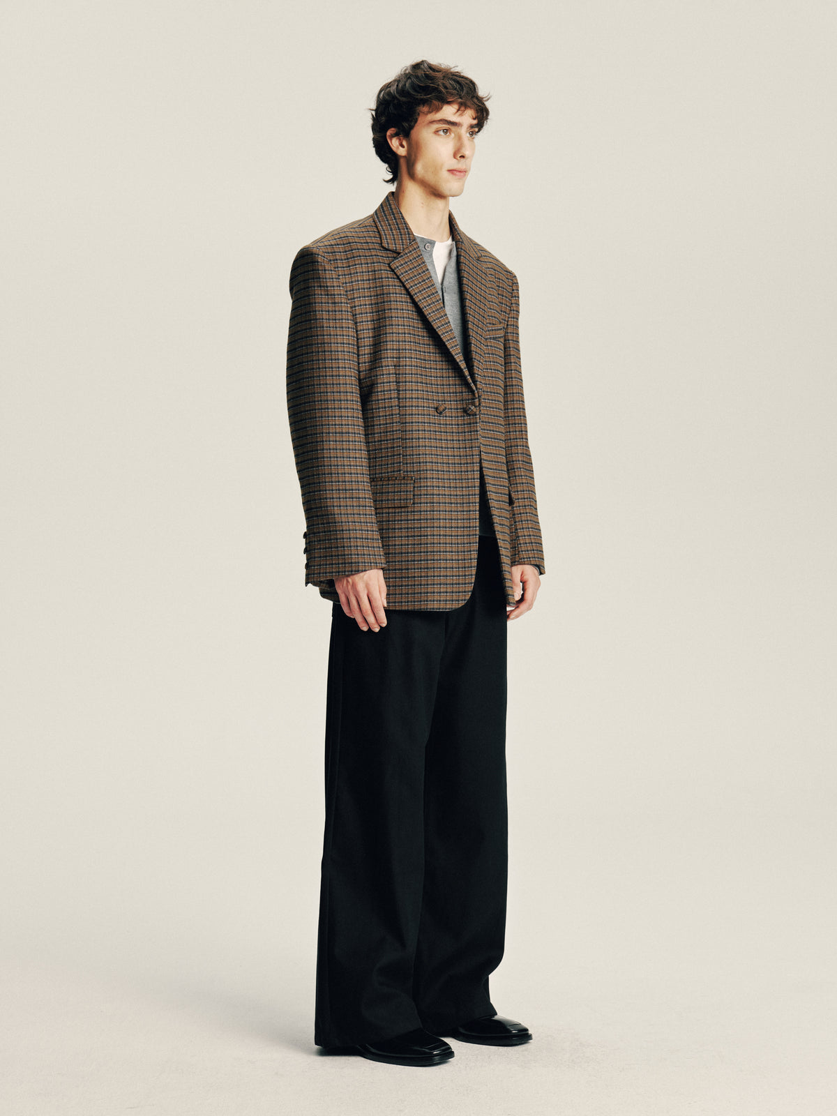 Grid Check Blazer