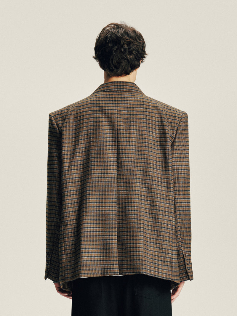 Grid Check Blazer