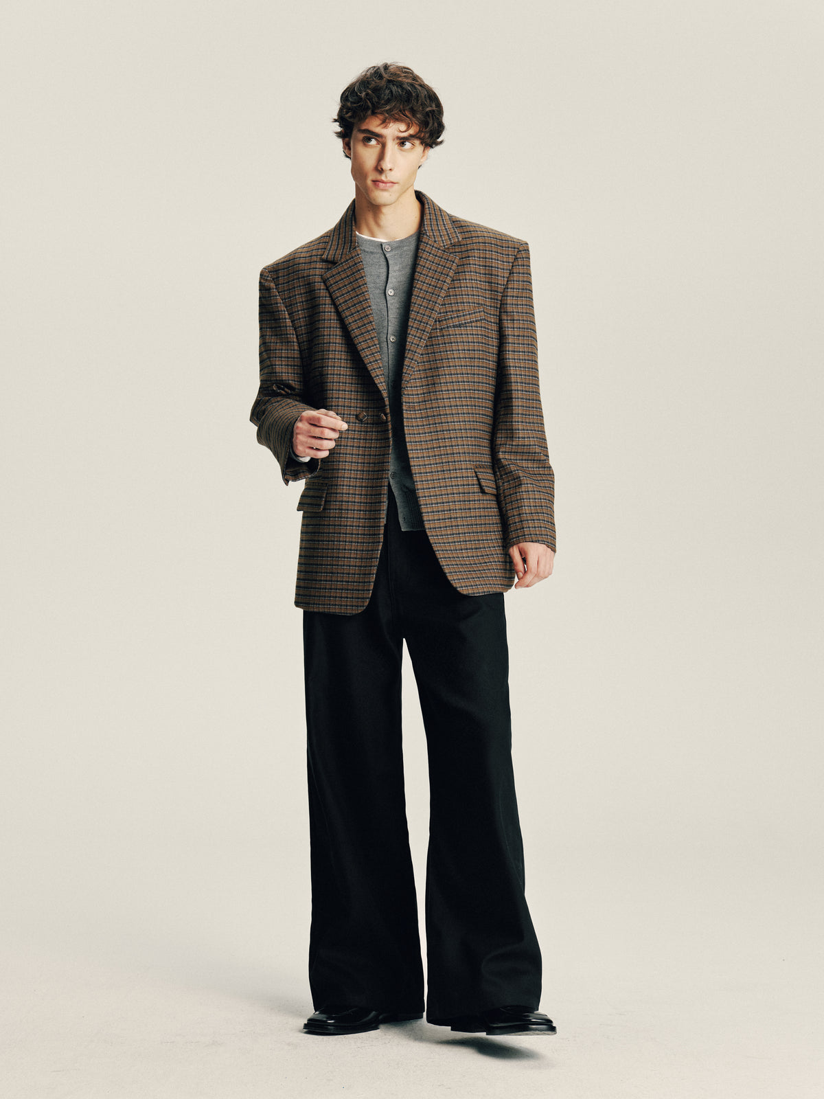 Grid Check Blazer