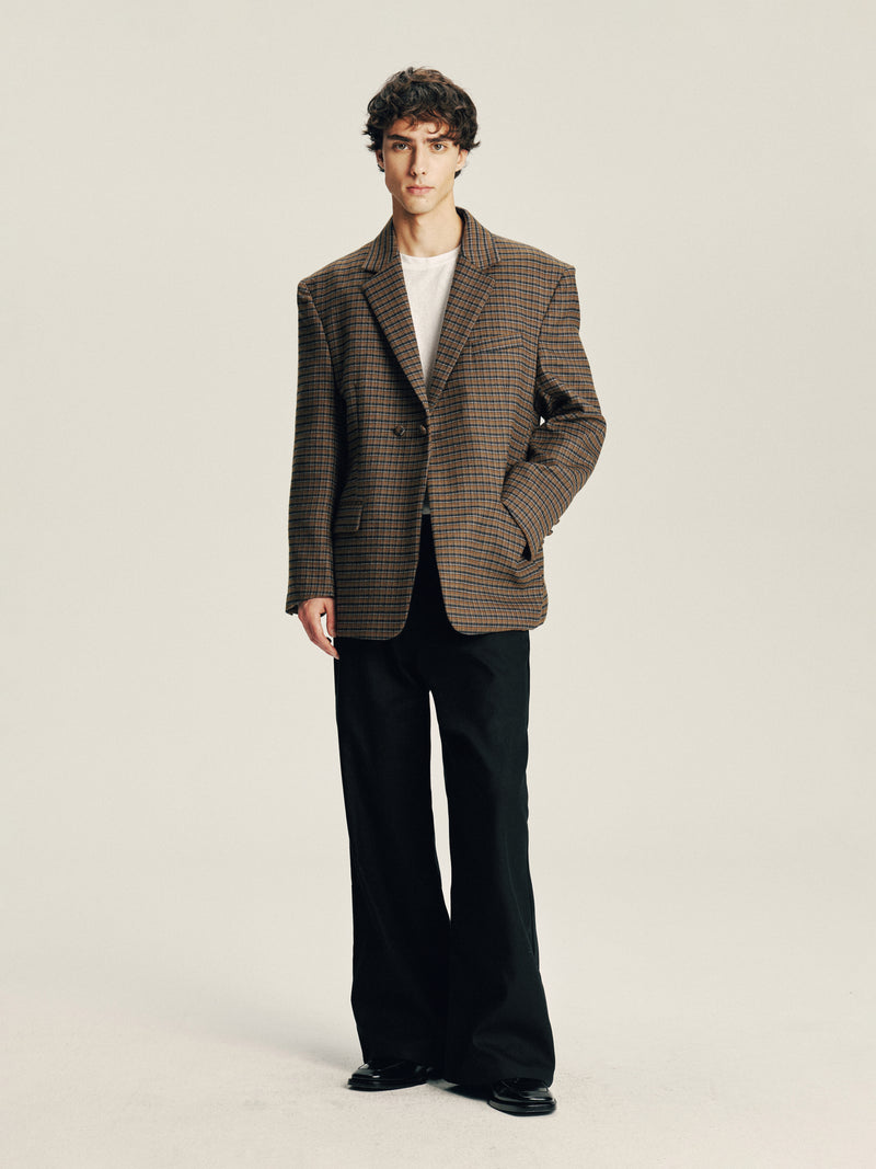 Grid Check Blazer
