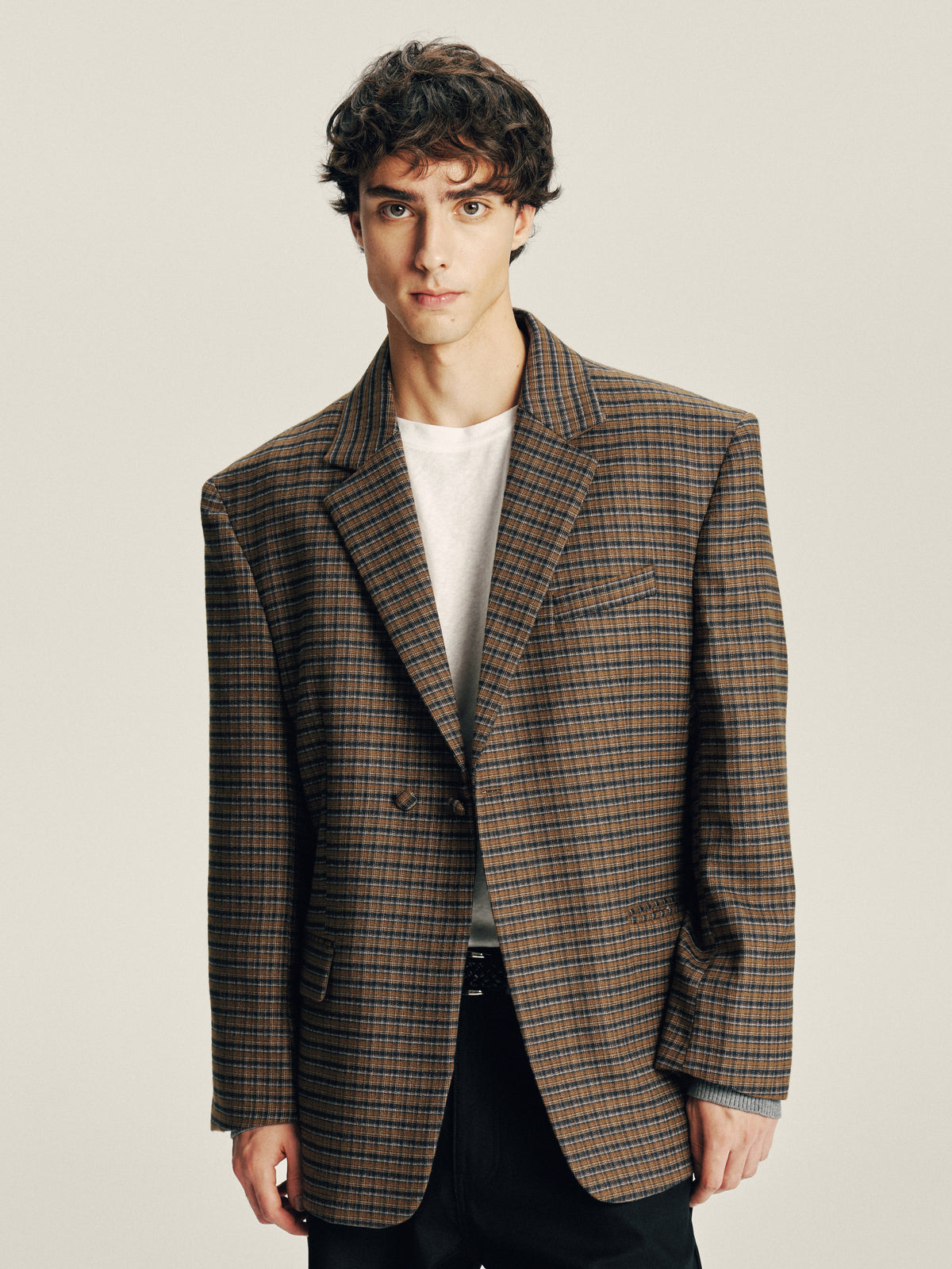 Grid Check Blazer