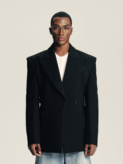 Asymmetric Pocket Blazer