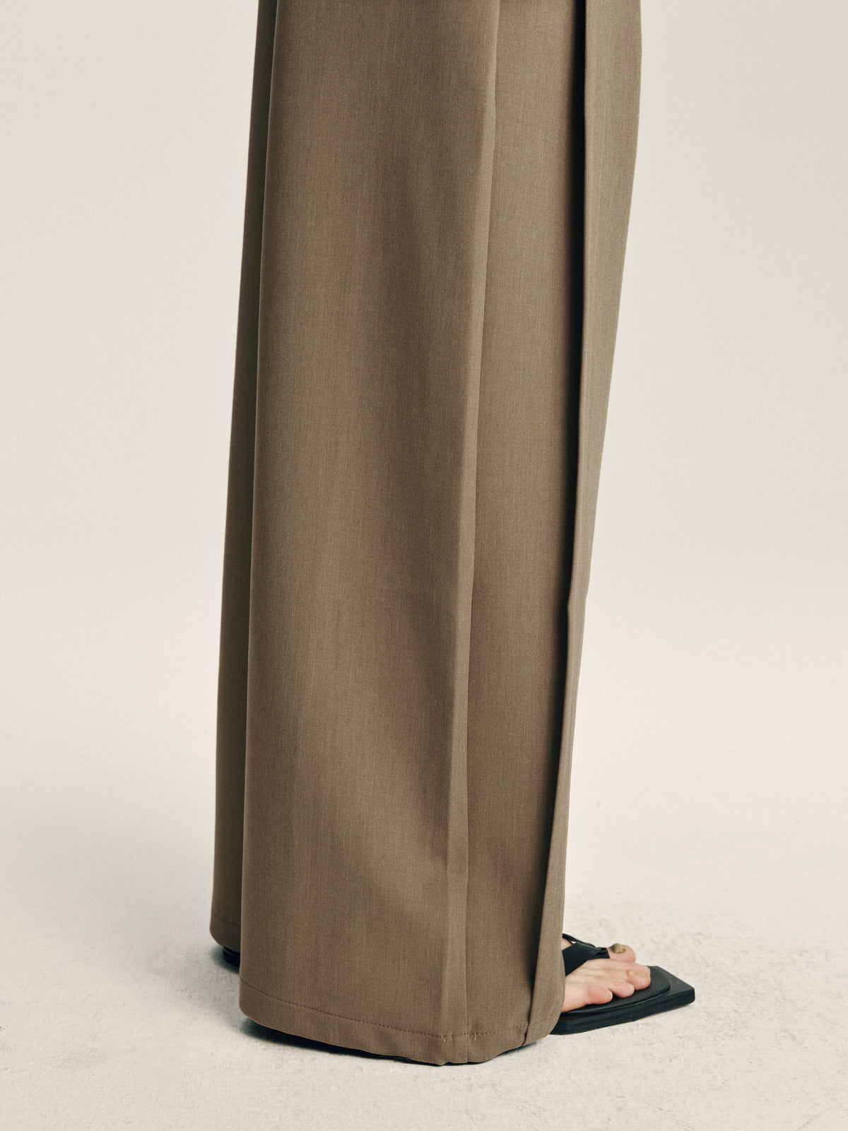 Wide Pleat Trousers