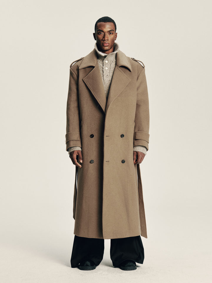 Outline Wool Coat