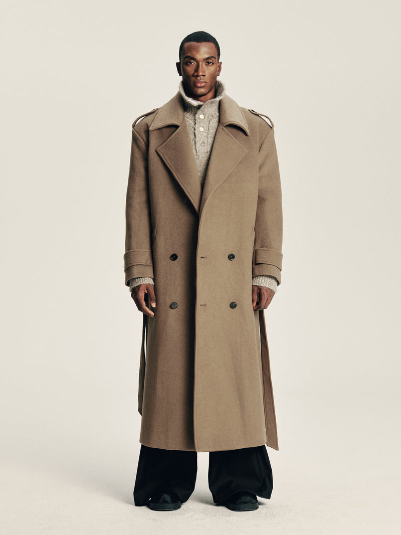 Outline Wool Coat