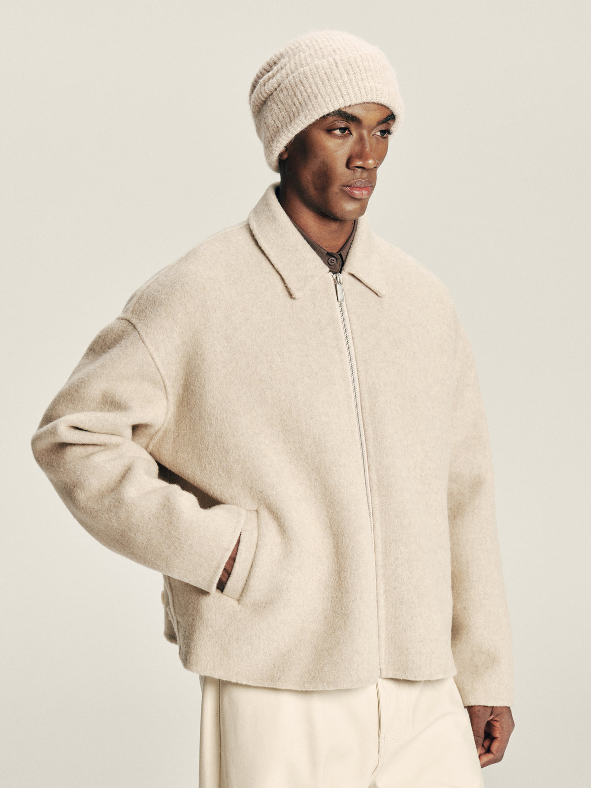 Wool Zip Jacket 01
