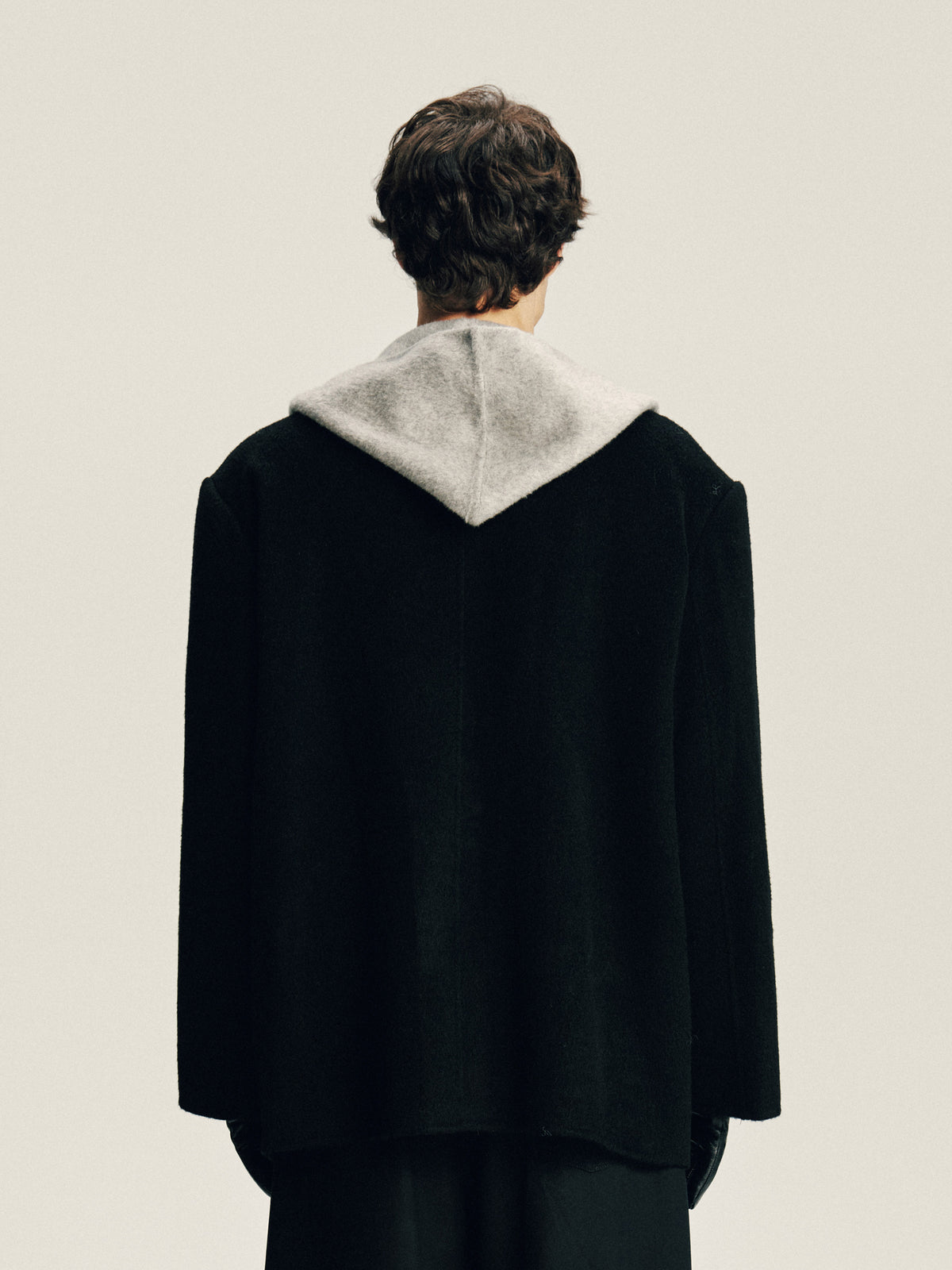 ‘Plan B’ Wool Hooded Blazer