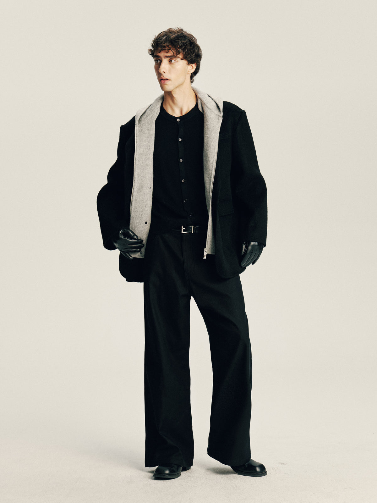 ‘Plan B’ Wool Hooded Blazer