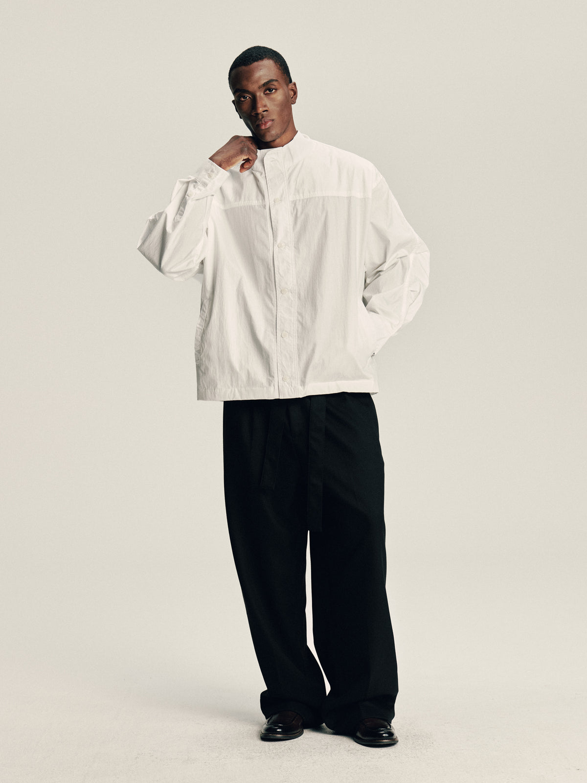 Stand Collar Overshirt