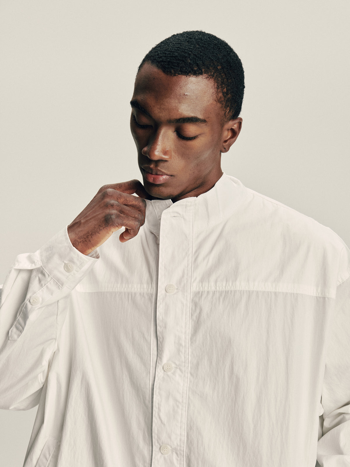 Stand Collar Overshirt