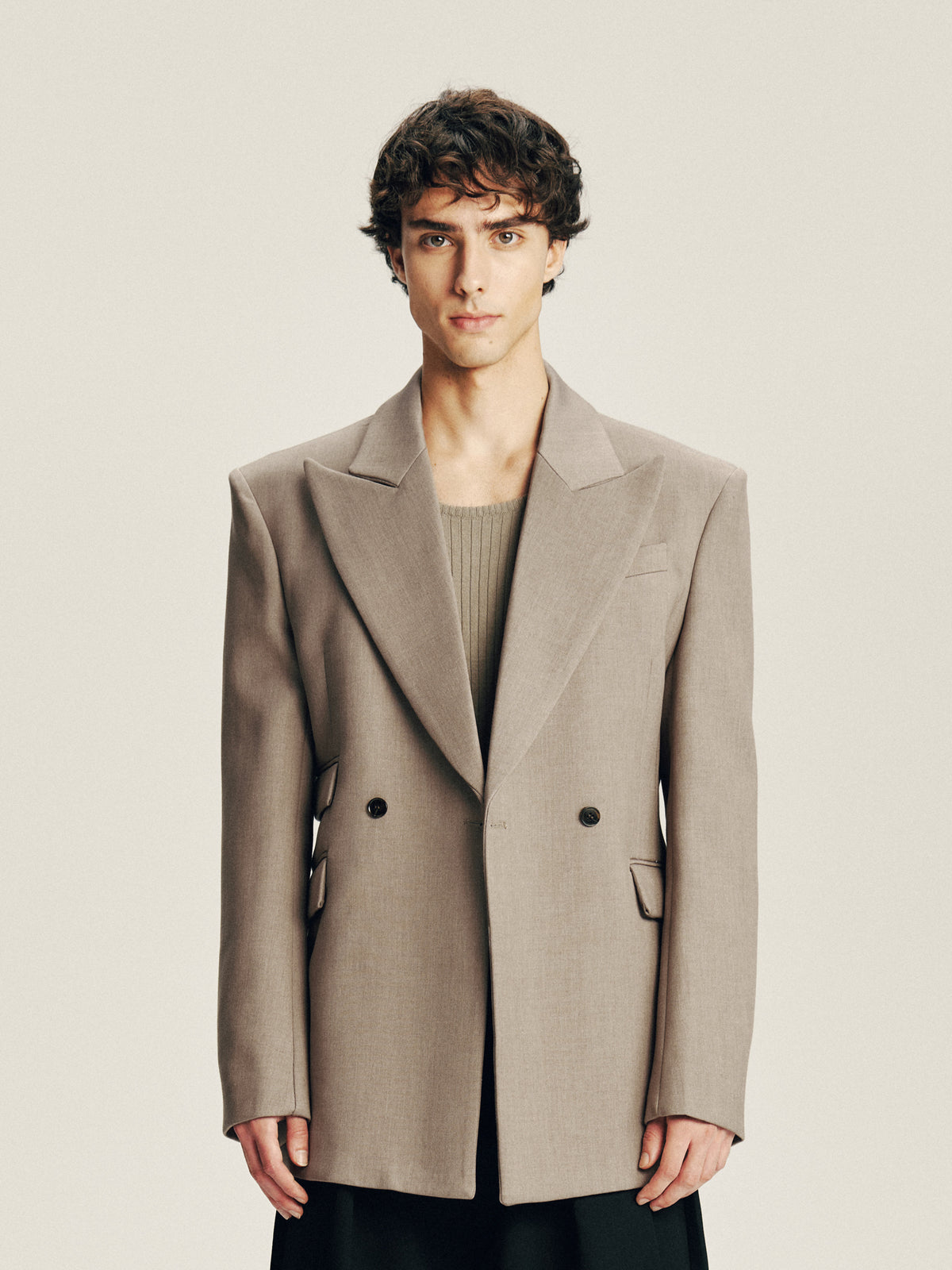 Asymmetric Pocket Blazer