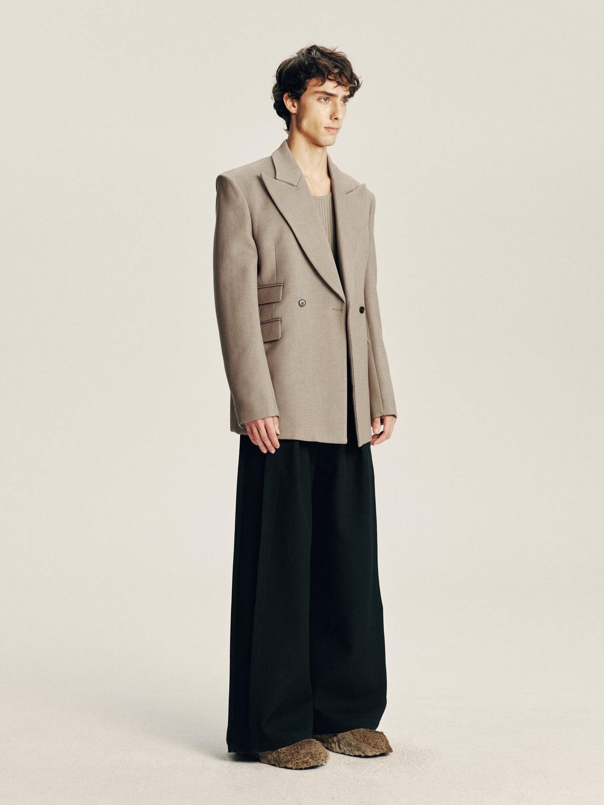 Asymmetric Pocket Blazer