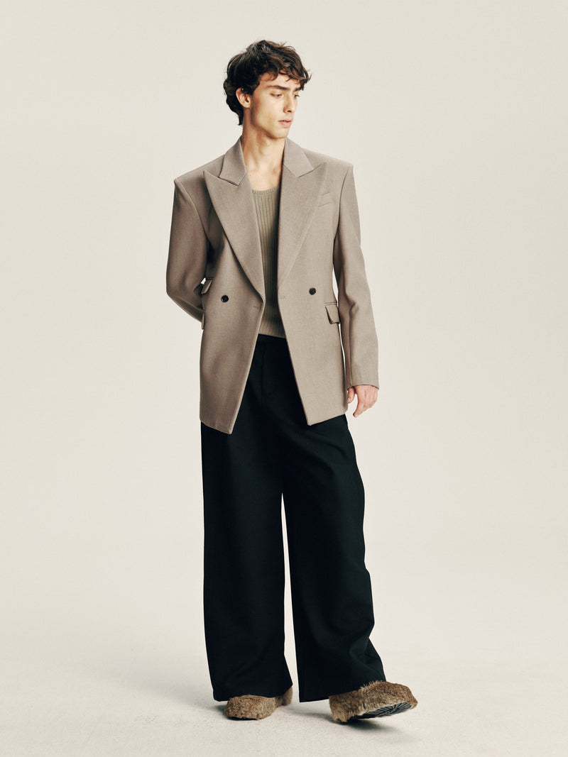 Asymmetric Pocket Blazer