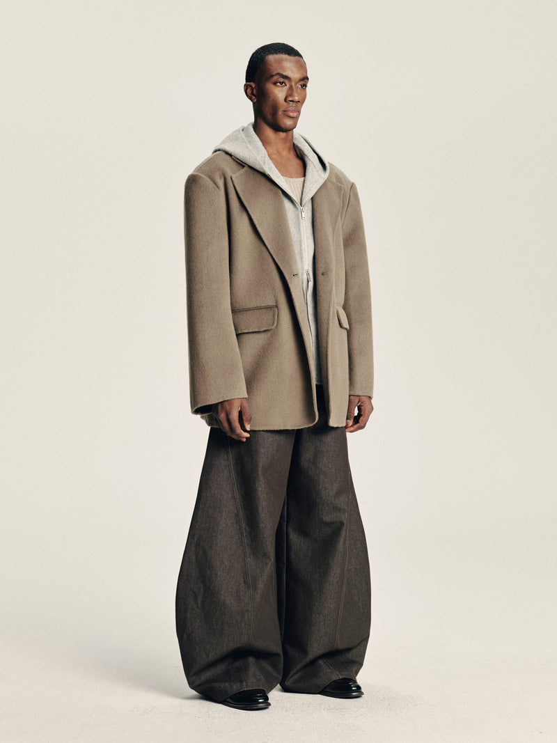 ‘Plan B’ Wool Hooded Blazer