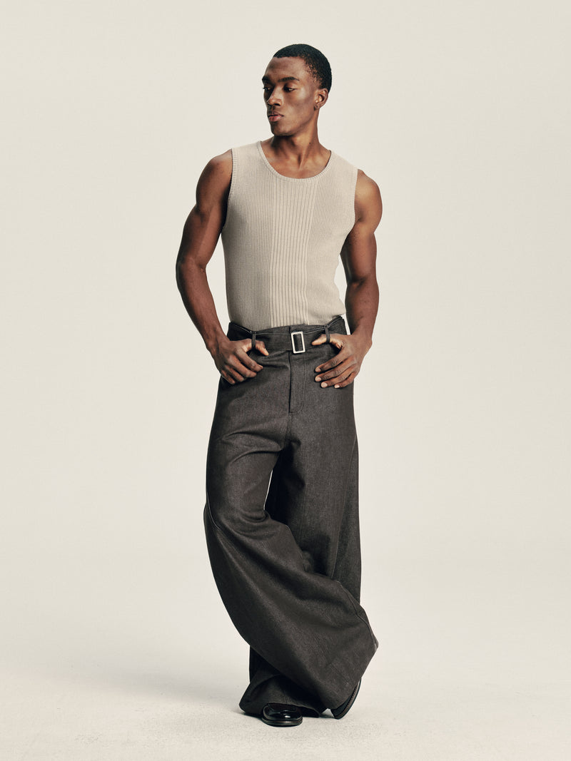 Curved Seam Trousers