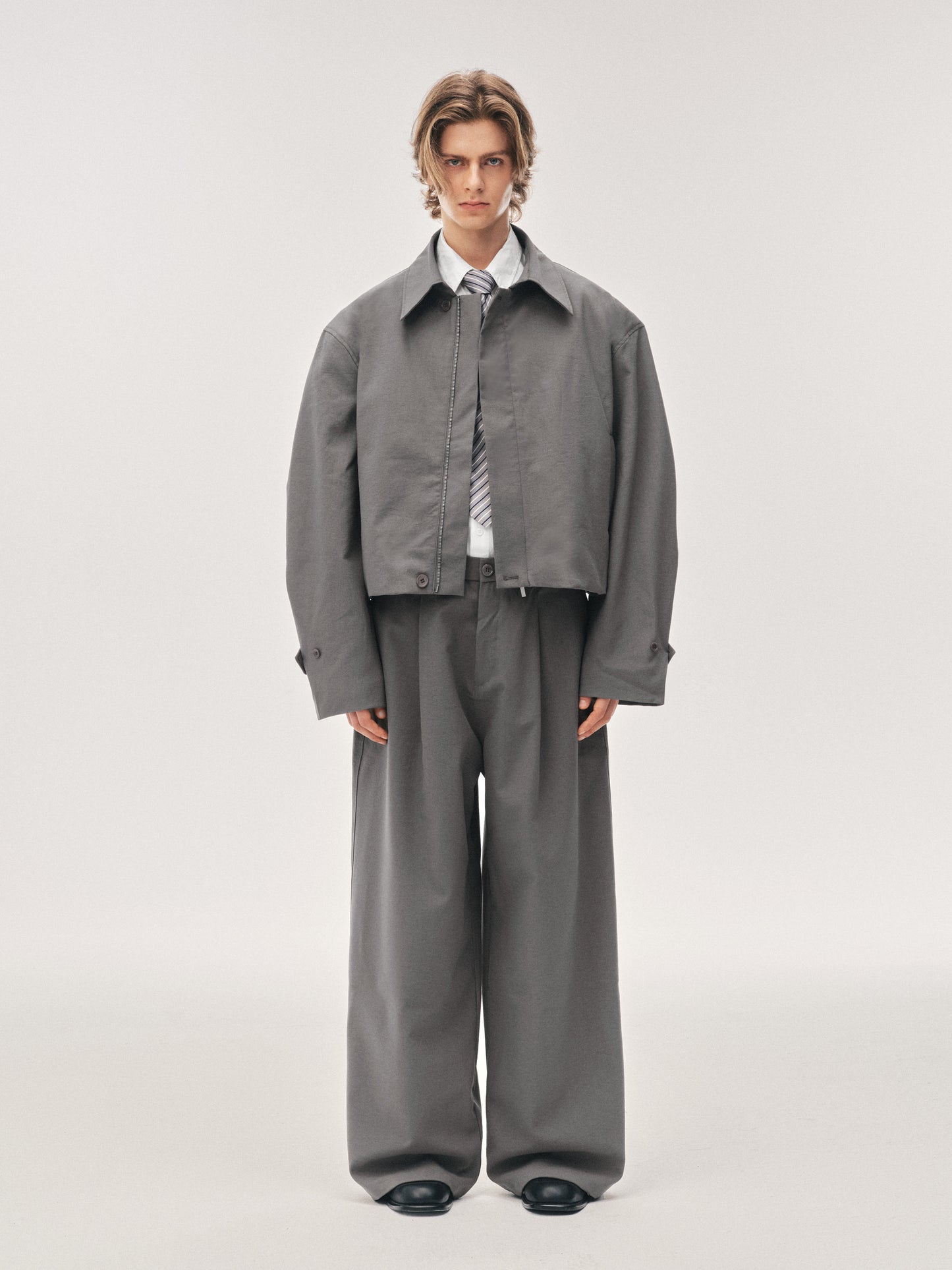 'Offline' Cropped Jacket