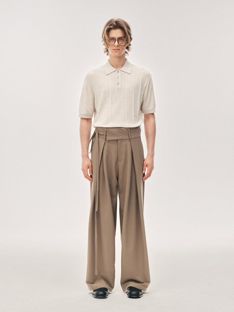 Pantalons drapés